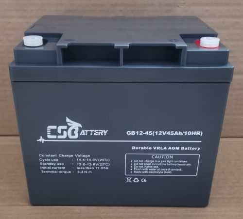 Battery CSB GB 12V45Ah AGM VRLA