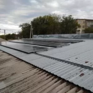 Фотоэлектрическая станция открытого типа.