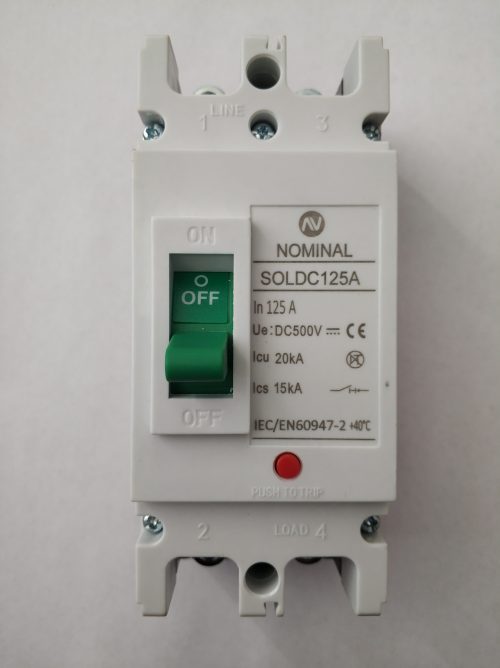 Автомат постоянного тока SOLDC 125A 500VDC 2P