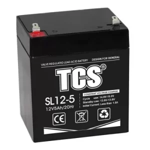 Battery TCS SL12V5Ah VRLA AGM