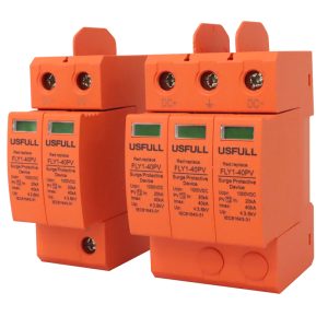 Ограничитель напряжения (разрядник) двухполюсный USFULL FLY1-40PV 1000VDC