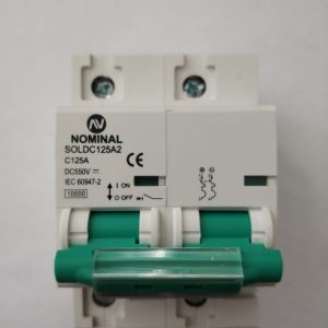Автомат постоянного тока SOLDC SH125A 2P