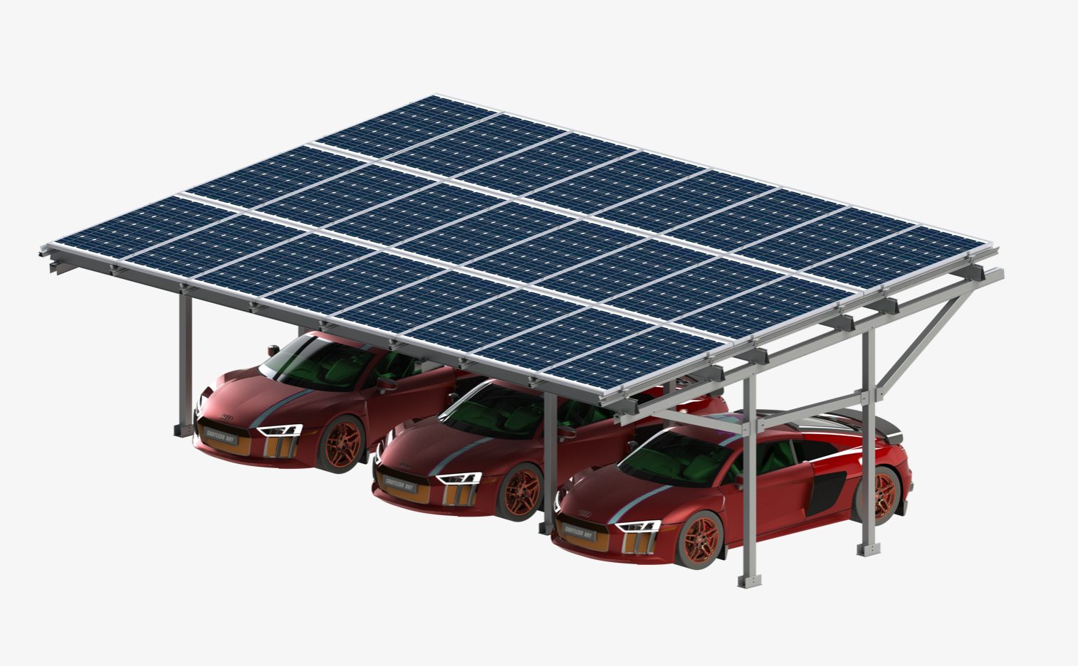 Парковочное место для 2-ух автомобилей "Car port"