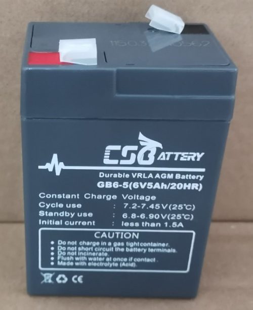 Battery CS GB6V5Ah VRLA AGM